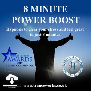 8 minute power boost hypnosis recording