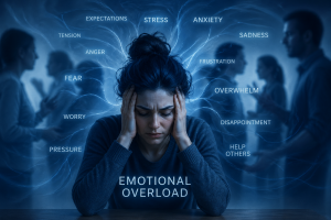 emotional overload, help with anxiety, depression tips, healing from trauma, emotional health and wellbeing, mental health and wellbeing, medical aid for anxiety, treatment for depression anxiety and stress, system overload